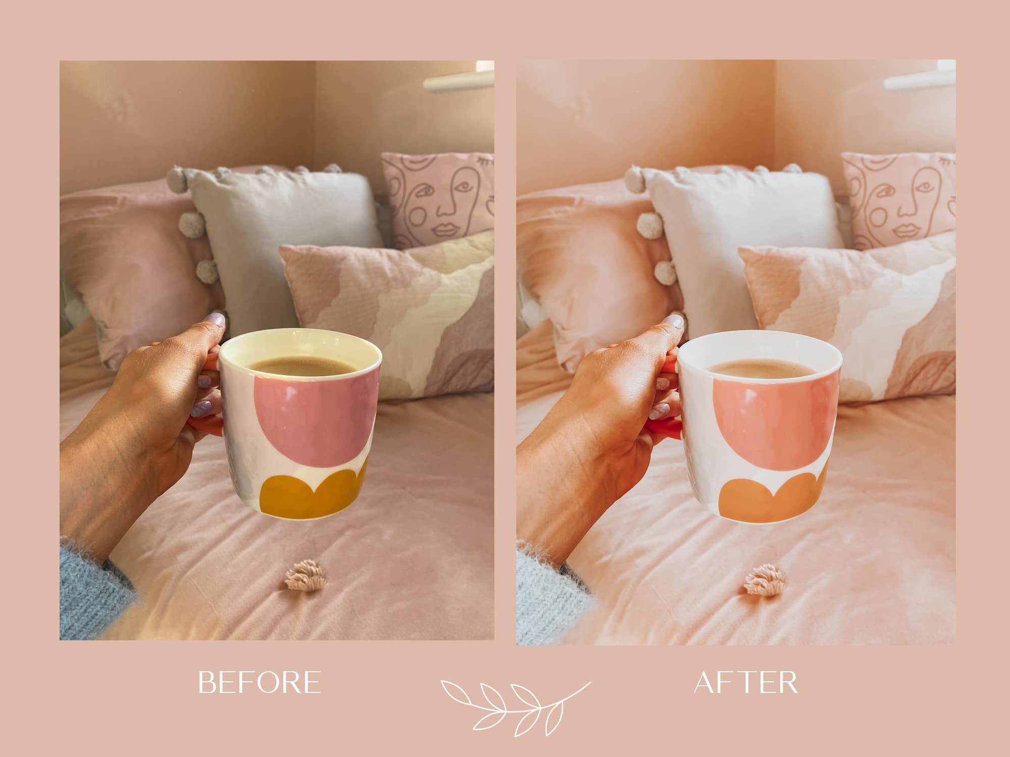 peach lightroom mobile preset