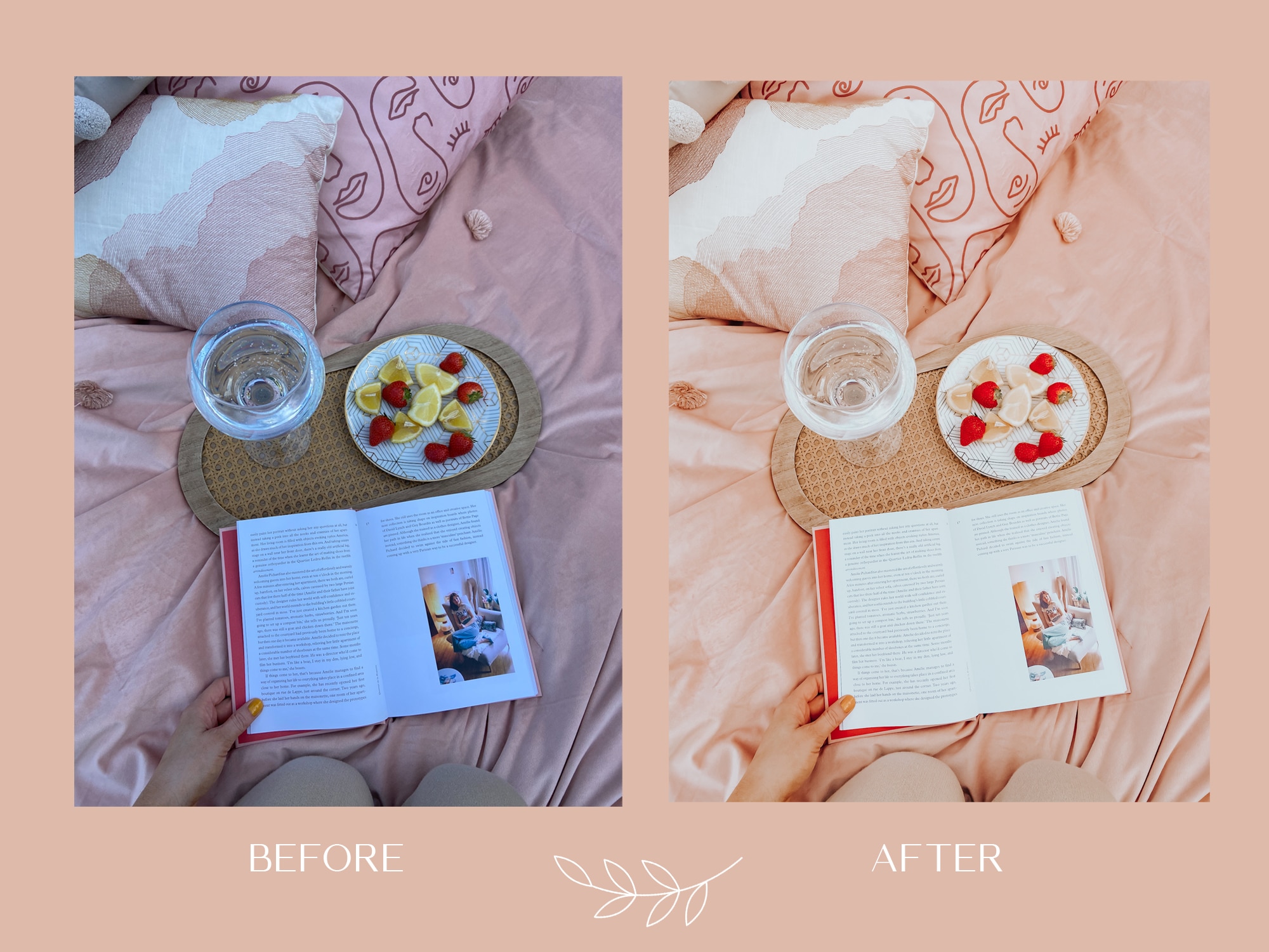 peach lightroom preset